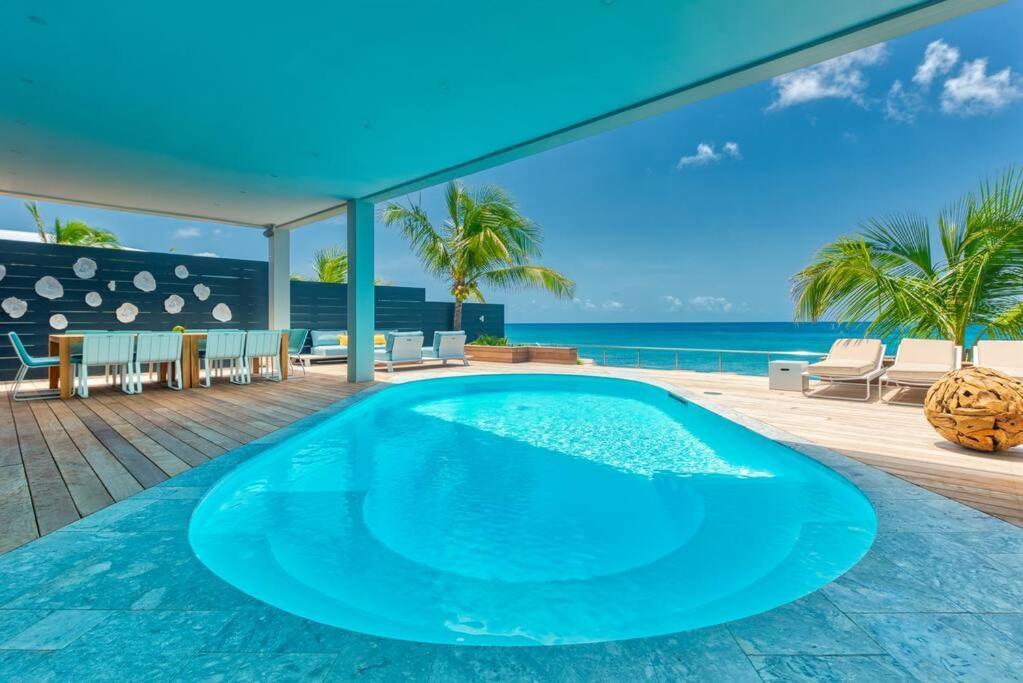 Surfsong Villa- Luxury Water Front Villa For 12 Maho Ngoại thất bức ảnh