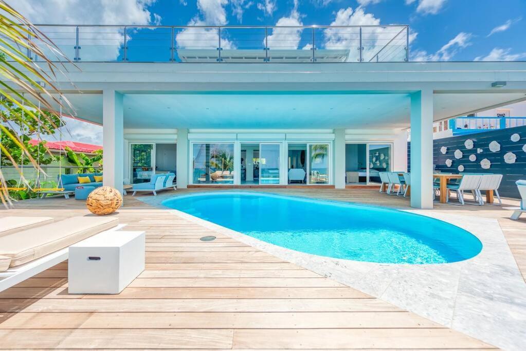 Surfsong Villa- Luxury Water Front Villa For 12 Maho Ngoại thất bức ảnh